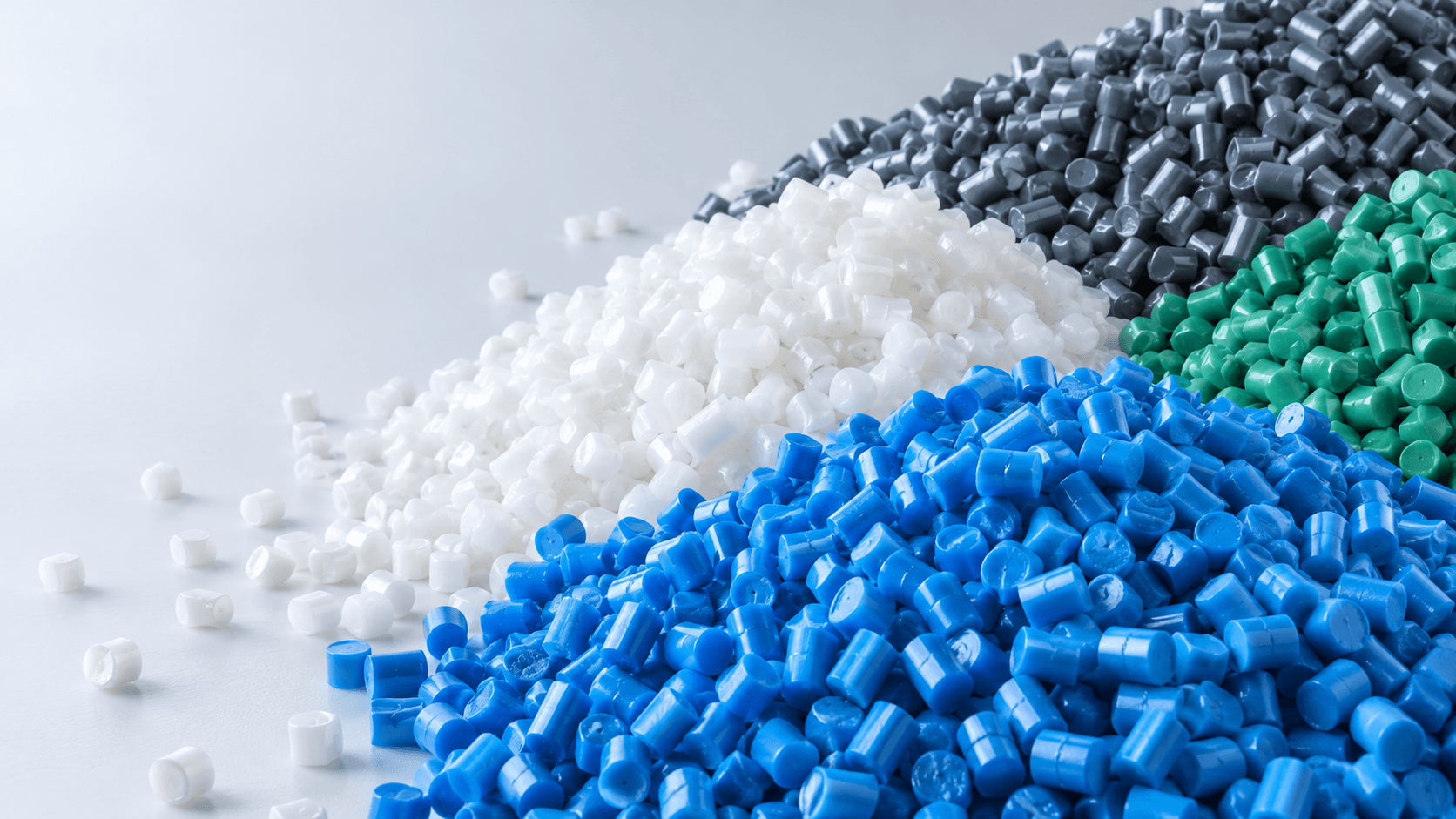 Custom polymer compound pellets ready for processing